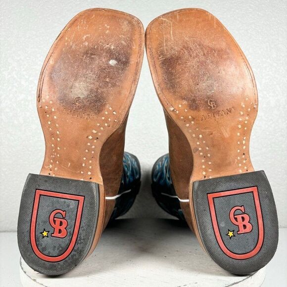 Lane Capitan Western Square Toe Men's Boots - Picture 10 of 12